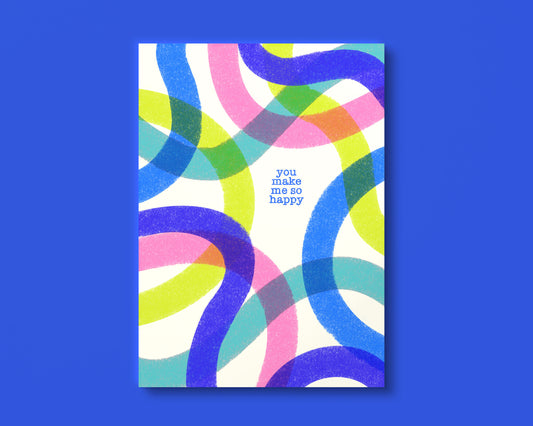 So Happy A2 Folded Compliment Card
