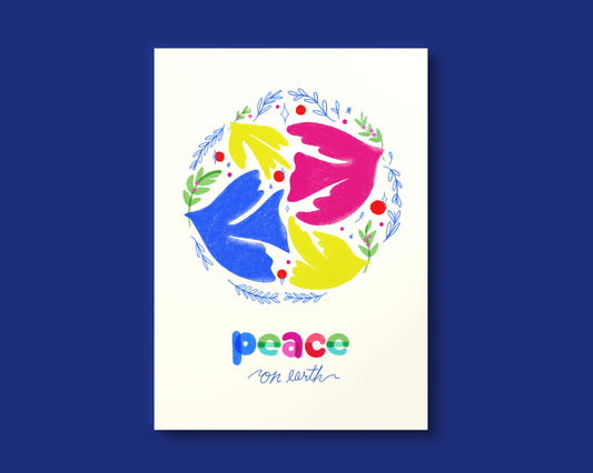 Peace A2 Folded Holiday Card